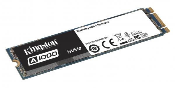 Kingston、エントリーレベルのNVMe PCIe SSDを発表
