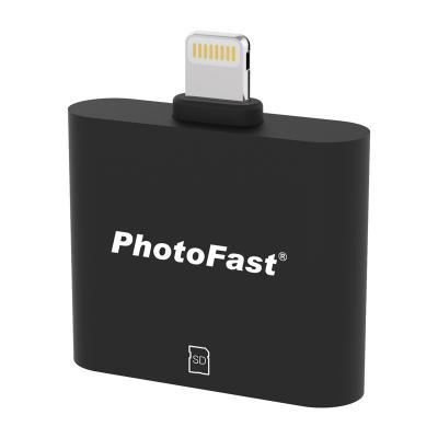 PhotoFast、正規MFi認証取得、最大512GBのSDカードに対応、iPhone X対応 SDカードリーダー搭載の外部ストレージ「CR-8710+」を2018年4月14日より発売