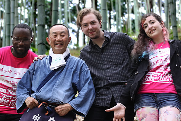 フランス須崎アンバサダーが日本唯一の虎竹の里を訪問
