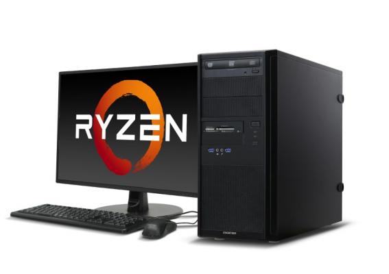 【FRONTIER】圧倒的なコストパフォーマンスを実現！「AMD B350チップセット×Ryzenシリーズ」搭載デスクトップPC新発売