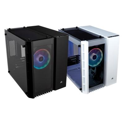 CORSAIR、RGBファン標準搭載 3枚の強化ガラスを採用したMicro-ATX対応キューブPCケース「280X RGB」を2018年6月30日より発売