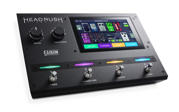 HeadRush新製品 Eleven HD Expanded DSP Software搭載 究極にコンパクトなギターFX/アンプモデリングプロセッサー「Gigboard」のご案内