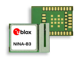 u-blox NINA-B3 Bluetooth 5 Low Energyモジュール、長距離通信の認定を取得