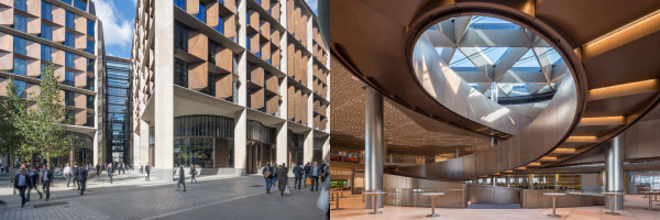 【オーダー金属建材の菊川工業】ブロンズ工事で参画の「ブルームバーグ欧州新本社ビル」がイギリスの最優秀建築賞2018 RIBA Stirling賞受賞