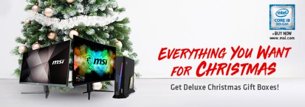 MSI、指定GAMINGデスクトップとGAMINGモニターの購入で、GAMINGチェアをプレゼントするクリスマスキャンペーンを実施