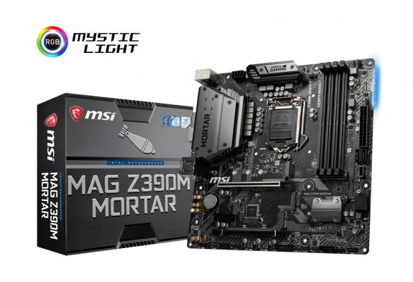 MSI、Intel Z390 GAMINGマザーボードのラインナップに、エントリーモデル「MAG Z390M MORTAR」を追加
