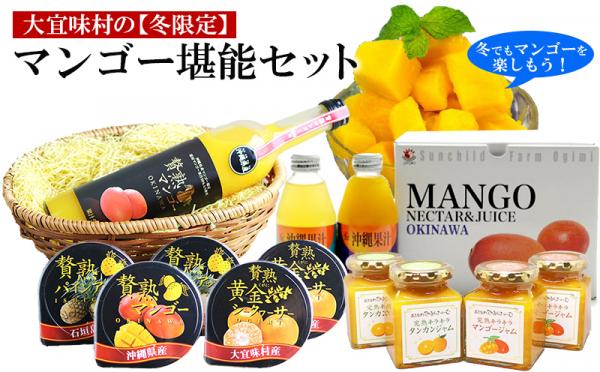 沖縄県大宜味村（おおぎみそん）「ふるさと納税」お礼品に『冬でもマンゴーを楽しもう！大宜味村の【冬限定】マンゴー堪能セット』を新たに追加いたしました