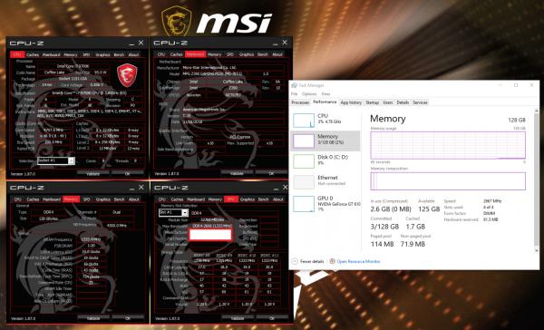 MSI、Intel Z390マザーボードで世界初32GB DDR4メモリに対応　第9世代Intel Coreプロセッサ対応BIOSの配布も開始
