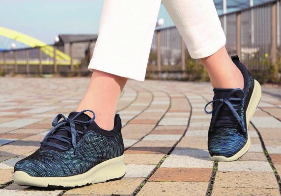 日本ウォーキング協会共同開発 「LOCOX（R） アクティブウォーカー」3月1日　発売 履いて歩くだけで脚が鍛えられる靴　デザイン一新・履きやすく