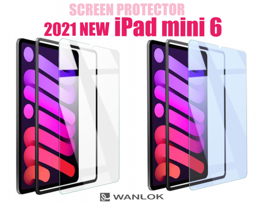 Apple新製品発表イベントにて 待ちに待った「新型iPad mini6」を発表。WANLOKでは対応ガラスフィルムをご予約開始！今なら20%OFF！Amazon限定ブランド ガイド枠付で