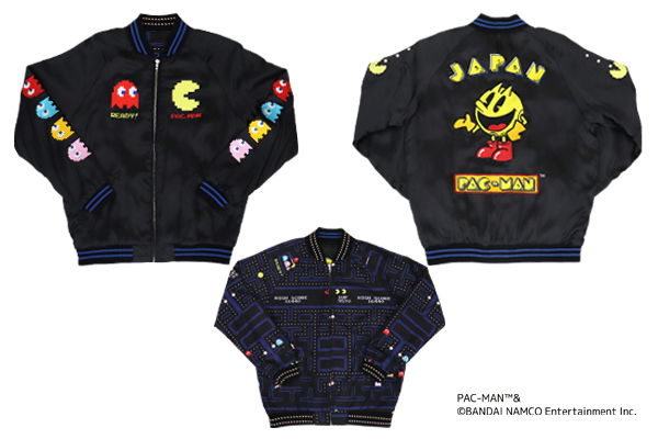 PAC-MAN】パックマンのリバーシブルスカジャンをはじめ、キャッチーな