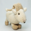 マイカシミヤの無染色編みぐるみカシミヤ山羊