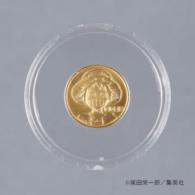 ONE PIECE』連載20周年記念「純金製メダル」（販売価格￥200,000＋税 
