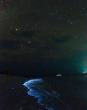 満天の星空、流れ星や海の夜光虫を眺めるナイトカヌー