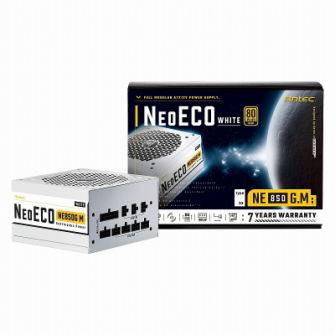 Antec、80PLUS Gold認証取得 高効率高耐久フルモジュラー電源ユニットホワイトモデル「NE GOLD M White」発売 | の