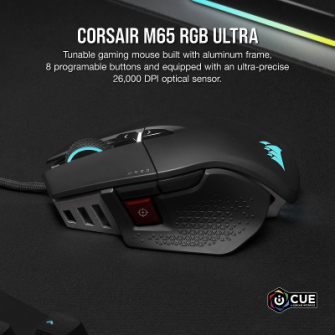 CORSAIR、独自のCORSAIR MARKSMANオプティカルセンサー搭載ゲーミングマウス「M65 RGB ULTRA」発売 - Dream News