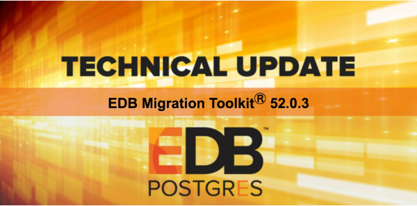 エンタープライズDB（EDB）は、EDB Migration Toolkit 52.0.3 および同日本語マニュアルをリリースしました。テーブル、データ、ストアドプロシージャなどを移行できます。