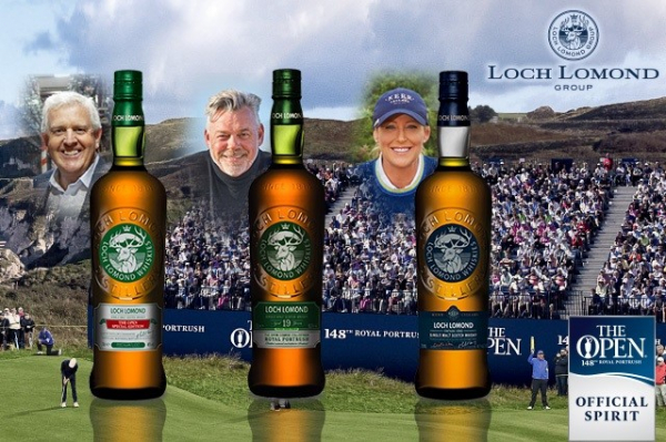 全英オープンゴルフ公式ウイスキー「ロッホローモンド」から「全英オープンゴルフ2019 限定ボトル3種」を2019年8月1日（木）より発売致します。