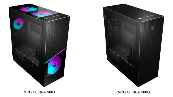 MSI、GAMINGデスクトップPCケースのラインナップにE-ATX対応高性能モデル「MPG SEKIRA 500シリーズ」2製品を追加