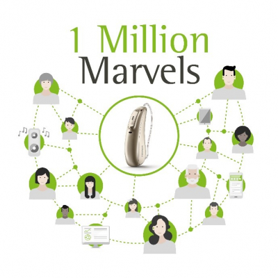 フォナック マーベル補聴器100万台装用達成