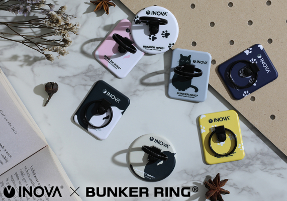 「INOVA」×「BUNKER RING」 猫デザインなど全24種類のバンカーリング登場