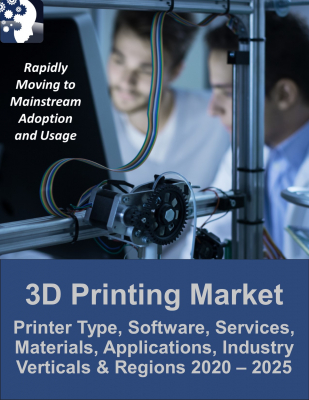 【マインドコマース調査報告】3D印刷市場：プリンタタイプ毎、ソフトウェア毎、サービス毎、材料毎、用途毎、産業垂直市場毎、地域毎　2020-2025年