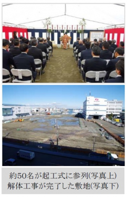ＳＢＳロジコム、「（仮称）横浜金沢物流センター」の起工式を行いました－ＳＢＳリコーロジスティクスと、大規模３ＰＬの共同運営が決定－