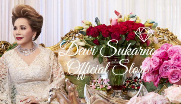 デヴィ夫人オフィシャルストア『Dewi Sukarno Official Store』を開設