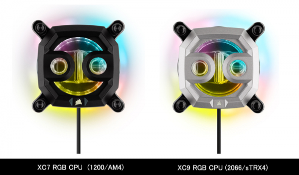 CORSAIR、DYI水冷キット「XC7 RGB CPU」、「XC9 RGB CPU」をはじめポンプ/リザーバーコンポなど他12製品同時発売