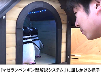 須磨海浜水族園で来園者の質問に音声で答える 「マゼランペンギン型解説システム」試験運用 ―AIで質問に自動回答、ログ活用で展示サービス向上を目指す―