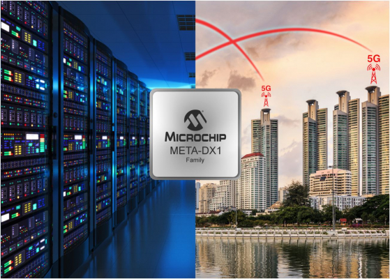 Microchip、最高密度400 GbEおよびFlexE接続を実現する、テラビット級のEthernet PHYを発表