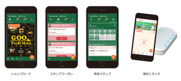 グー・フードホール上野マルイ店がDL件数１千万超アプリ「Zeetle CS」を採用 　加速するスタンプカード“レス”！来店スタンプで特典を