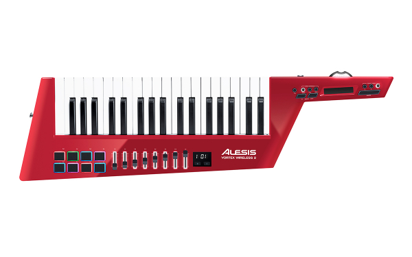 ALESIS ｜台数限定レッドモデルUSB/MIDI ショルダーキーボード・コントローラー「VORTEX WIRELESS 2 Red」のご案内