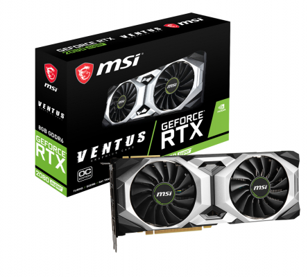 MSI、NVIDIA GeForce RTX 2080 SUPERを採用した「GeForce RTX 2080 SUPER VENTUS OC」を発売