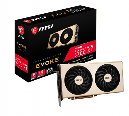 MSI、AMD Navi世代の独自設計オーバークロックモデル「Radeon RX 5700 XT EVOKE OC」を発売