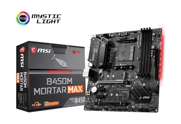 MSI、第3世代AMD Ryzenプロセッサに最適化したMicro-ATXマザーボード「B450M MORTAR MAX」を発売