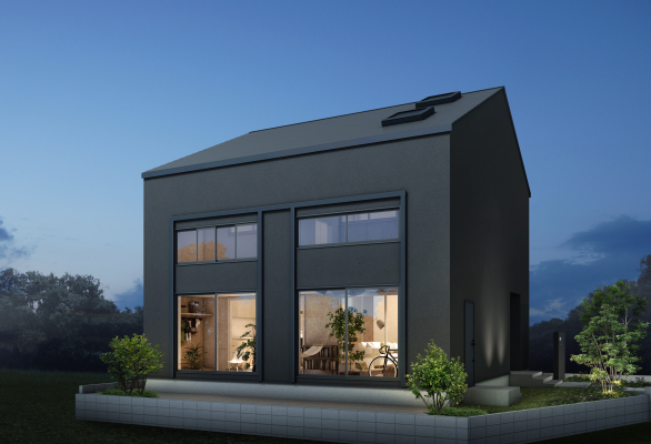 福岡の住宅会社であるMAKI HAUSが新しい住宅を9/7に発表します。ビルの窓の構造で用いられる「ダブルスキン」に発想を得た全く新しい住宅。