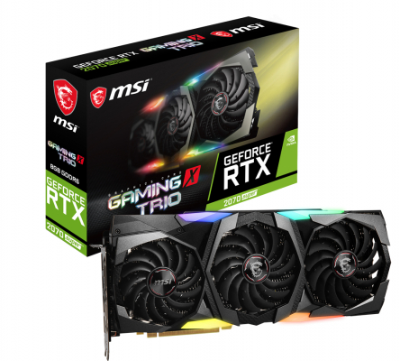 MSI、オーバークロック性能を高めた「GeForce RTX 2070 SUPER GAMING X TRIO」を発売