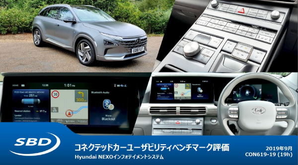 Hyundai NEXOに搭載の最新マルチメディアシステムのユーザビリティを検証・評価したレポートをリリース