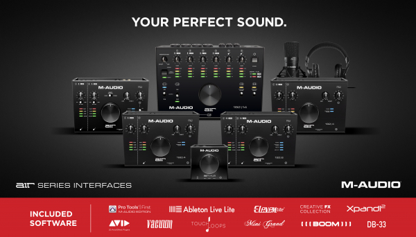 M-Audio新製品　ハイパフォーマンス・オーディオインターフェイス「AIRシリーズ」のご案内