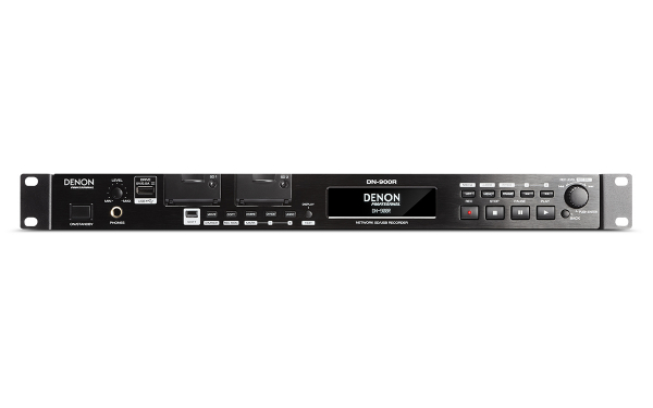 Denon Professional 新製品 Dante 2in x 2out搭載ネットワークSD/USBオーディオレコーダー「DN-900R」のご案内