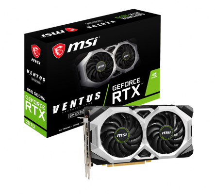 MSI、NVIDIA GeForce RTX 2070搭載グラフィックスカードに「GeForce RTX 2070 VENTUS GP」を追加