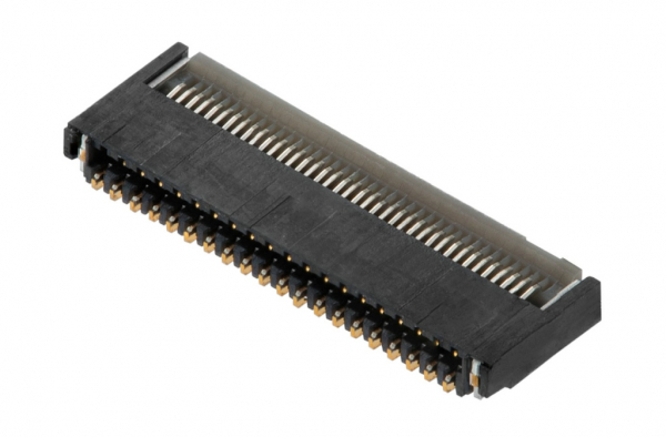 日本モレックス、微細ピッチ・低背・小型設計の「Easy-On FFC/FPC用0.20mmピッチバックフリップコネクター504070シリーズ」に71極製品を追加