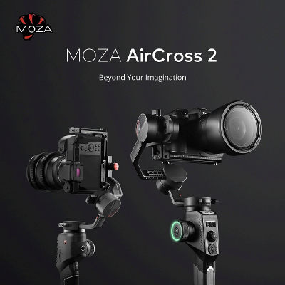 MOZA、デジタル一眼レフ対応、ハンドヘルドジンバル3軸スタビライザー「MOZA AirCross 2」発売