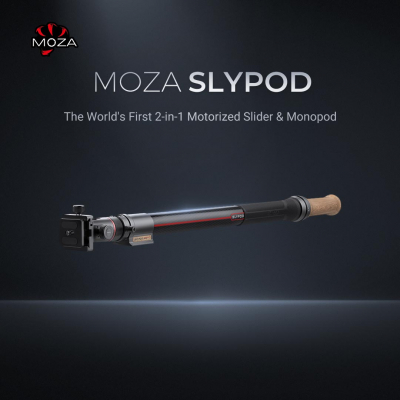 MOZA、精密なスライダー機能を兼ね備えたハイブリッド式一脚、「MOZA Slypod」発売