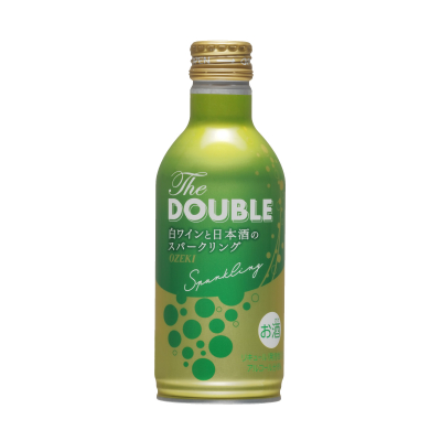 ～ 新体感！白ワインと日本酒のスパークリングリキュール ～ 「The DOUBLE 270mlボトル缶詰」新発売！