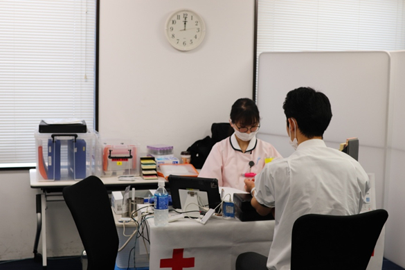 社員の要望から、第2回　社内献血実施 献血活動に関心を持ち協力する若者増加を目指す