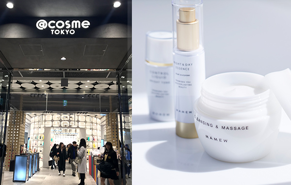 首都圏5店舗を展開する話題のこっきんメイクサロンMAMEW（マミュ）の化粧品ブランドが「アットコスメ 東京（@cosme TOKYO）」に出店