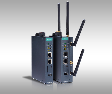 Moxa、4G LTE/Wi-Fi通信対応の耐久性に優れたARMベースのデュアルコアIIoTゲートウェイ「UC-8200シリーズ」を発表