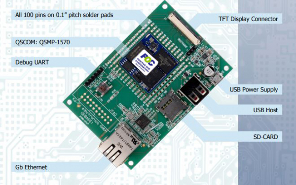STM32MP1（Cortex-A7 650MHz、Cortex-M4 209MHz ）シリーズQFNスタイル・ソルダーダウンコンピュータオンモジュール搭載IoT評価キットの販売開始